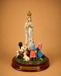 VIRGEN DE FÁTIMA CON PASTORES 10CM